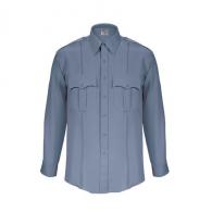 Elbeco TexTrop2 Men's Long Sleeve French Blue Shirt Size 20/37 - 319N-20-37