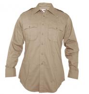 Elbeco Reflex WC Long Sleeve Shirt - Tan - 16.5"x33" - 4462-16.5-33