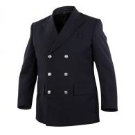 Elbeco-Top Authority Polyester Double-Breasted Blousecoat-Black-Size: 56-R - DC13820-56-R