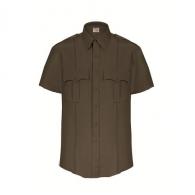 Elbeco-TexTrop 2 SS Shirt-Zippered-Brown-Size: 16 - Z3315N-16