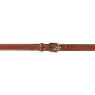 Gould & Goodrich Chestnut Brown Shooter's Belt Size 44 1-1/2" Wide Brass Buckle - 191-44BR