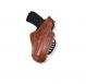 Gould & Goodrich Right Handed Paddle Holster Chestnut Brown for Sig Sauer P250 - 807-250