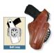 Gould & Goodrich Right Handed Paddle Holster Chestnut Brown for Glock 17 - 807-G17