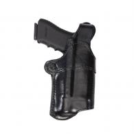 Aker Leather Nightguard High Ride Black Plain Left Handed Duty Holster for Sig Sauer P320 with M-3 Light - H115BPL-SS320M3 Aker Leather Nightguard High Ride Black Plain Left Handed Duty Holster for Sig Sauer P320 with M-3 Light - H115BPL-SS320M3