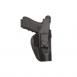 Aker Leather Spring Special IWB Black Plain Right Handed Holster for Ruger LCP - H135BPR-RULCP