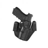 Aker Leather IWB Statesman Black Plain Left Handed Holster for Colt Commander - H176BPL-COCOMM