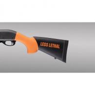 Hogue Remington 870, 12 Gauge Less Lethal Orange OverMolded Shotgun Stock, 12" L.O.P. - 08750