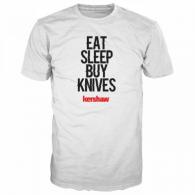 Kershaw T-Shirt Eat Sleep Buy Knives Large - SHIRTKER2021L