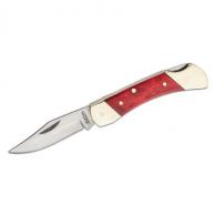 Schrade Uncle Henry Brown Bear Folding Knife 2-1/4" Clip Point Blade Wood - LB3