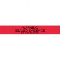 7"" RED WARNING SEALS (100) - 1005396