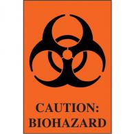 BIO-HAZARD LABELS  (100) - 1005499