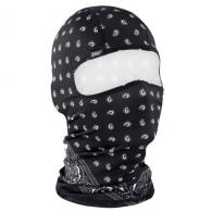 ZANheadgear Polyester Balaclava Black Paisley - WBP101