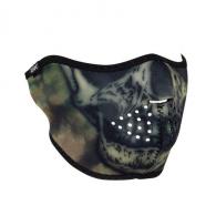 ZANheadgear Half Mask Neoprene Woodland Tie Dye Skull - WNFM611H