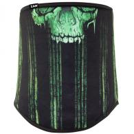 ZANheadgear Neck Gaiter Sportflex UPF50+ Series Cyber Skull - WFL452