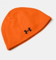 UA Men's Fleece Beanie Blaze Orange/Black - 1359833825OSFA