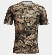 UA Men's Iso-Chill Brush Line Short Sleeve Forest All Season Camo/Black Medium - 1361310994MD