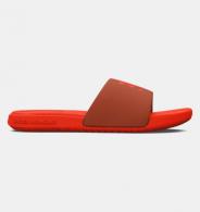 UA Men's Ansa Fixed Slides Orange Oxide/Scorched Size 8 - 30237612018