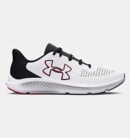 UA Men's Charged Pursuit 3 Big Logo Running Shoes White/Black Size 10 - 302651810110