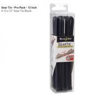 Gear Tie ProPack 12 - 12 Pack - Black - GTPP12-01-R8