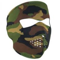 ZANheadgear Full Mask Neoprene Woodland Camo - WNFM118