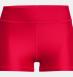 UA Women's HeatGear Mid-Rise Shorty Red/Black Medium - 1360925600MD