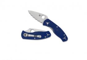 Persistence Lightweight CPM S35VN Serrated Spyderco Knife - C136SBL Persistence Lightweight CPM S35VN Serrated Spyderco Knife - C136SBL