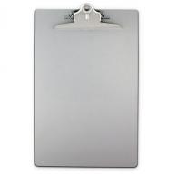 Saunders Aluminum Clipboard w/High-Capacity Clip, 1 inch Capacity, Holds 8-1/2w x 14h, Silver - 22519