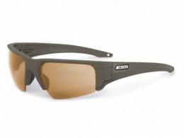 Crowbar Tactical Sunglasses Stealth Olive w/HI-Def Bronze & Gray - EE9019-17