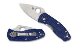 Ambitious Lightweight Blue CPM S35VN Spyderco Knife - C148PBL
