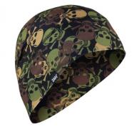 ZANheadgear Helmet Liner/Beanie Sportflex UPF50+ Series All Over Skull Camo - WHLL418