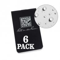 Field Flex Stapled Notebook (Blank) - Black - 6 Pack - OTG771L