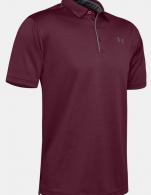 UA Tech Polo, Men's, Carolina Blue, Maroon, S - 1290140611SM