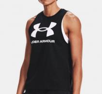 Ua W Live Sportstyle Tank-BLK, SM - 1356297001SM