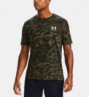 UA TECH ABC CAMO SS-BLK,XL - 1361698001XL