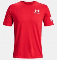 UA Freedom Flag T-Shirt, Men's, Red, 3XL - 13708106013X