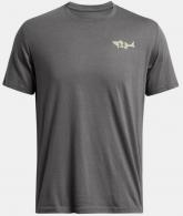 UA Walleye Short Sleeve, Men's, Castlerock, M - 1382908025MD