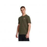 Under Armour Men's UA Outdoor Cube Short Sleeve Shirt - Marine ODG/Summit White - Medium - 1382909390MD