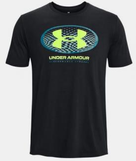 UA Multi-Color Lockertag Short Sleeve, Men's, Black, L - 1382914001LG