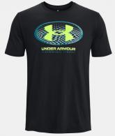 UA Multi-Color Lockertag Short Sleeve, Men's, Black, M - 1382914001MD