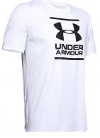 UA GL Foundation Short Sleeve Shirt, Men's, White, S - 1382915100SM