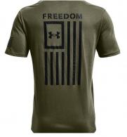 UA Freedom Flag T-Shirt, Men's, OD Green, S - 1382969390SM