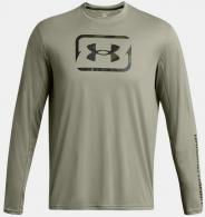 UA Fish Pro Freedom Long Sleeve, Men's, Grove Green, 3XL - 13835785043X