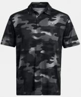 UA Playoff 3.0 Freedom Printed Polo, Men's, Black, S - 1383979001SM