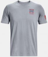 UA Freedom By Air T-Shirt, Steel Medium Heather, 3XL - 13859480243X