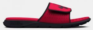 UA Ignite Pro Slides, Men's, Red and Black, Size 10 - 302721960010