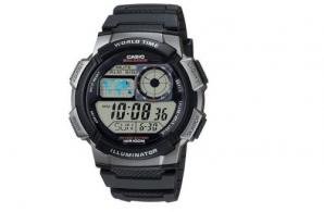 Classic World Time Digital Watch - AE1000W-1BVCF
