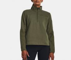 Women's UA Rival Fleece Tactical Job  Zip- OD Green, 3XL - 13792073903X