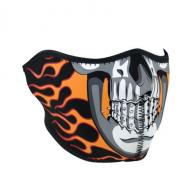 ZANheadgear Half Mask Neoprene Burning Skull - WNFM061H