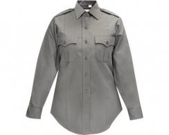 Flying Cross Deluxe Tropical Rayon Women's Long Sleeve Slate Grey Shirt Chest Size 34 - F1 102W66 91 34 LONG