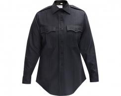 Flying Cross Deluxe Tropical Rayon Women's Long Sleeve Navy Shirt Chest Size 40 - F1 104W66 86 40 REG